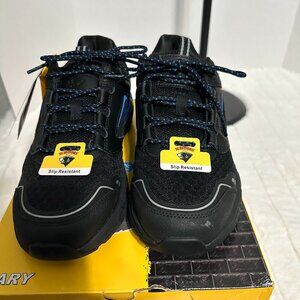 HERMAN SURVIVORS - SIZE: 8.5 - Black Cary Soft Toe Work Sneakers - NEW!